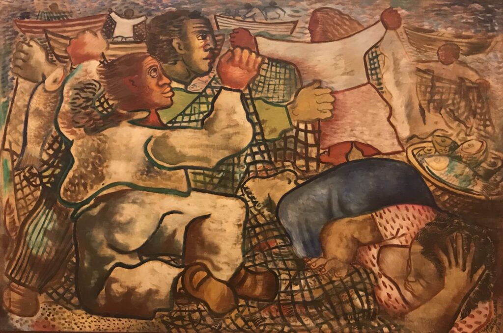 Pescadores, obra de Di Cavalcanti